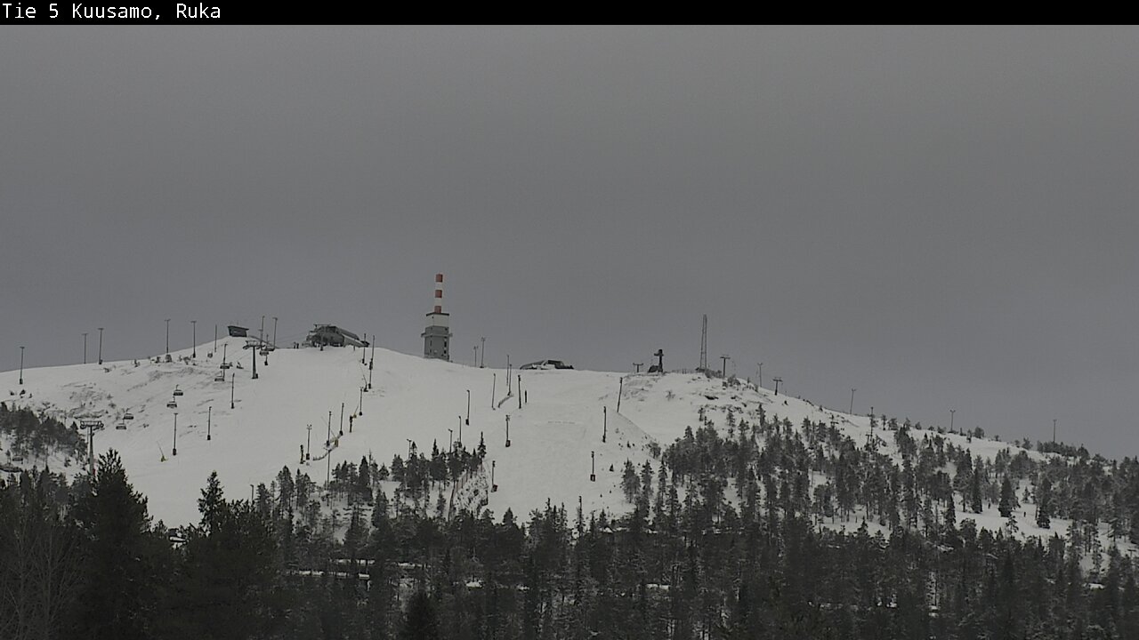 Weather Camera Image Road 5 Kuusamo, Ruka, Kuusamo, Pohjois-Pohjanmaa