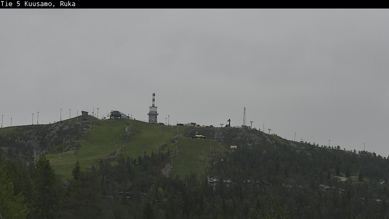 Weather Camera Image Väg 5 Kuusamo, Ruka, Kuusamo, Pohjois-Pohjanmaa