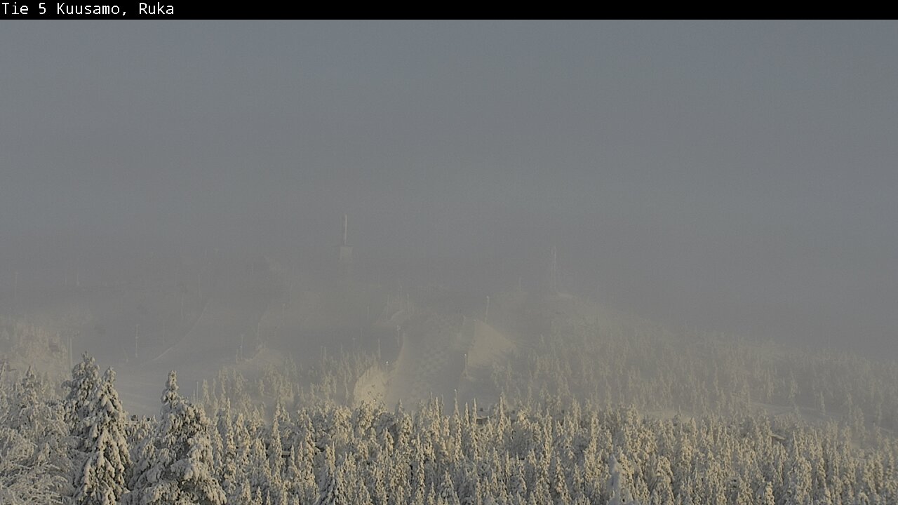Weather Camera Image Road 5 Kuusamo, Ruka, Kuusamo, Pohjois-Pohjanmaa