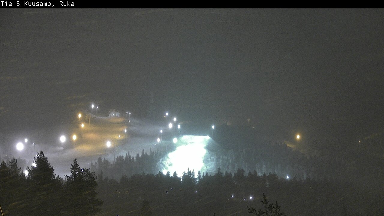 Weather Camera Image Road 5 Kuusamo, Ruka, Kuusamo, Pohjois-Pohjanmaa