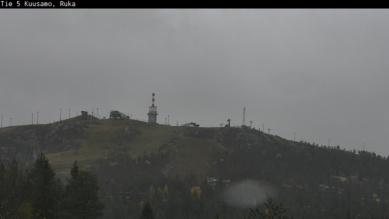Weather Camera Image Väg 5 Kuusamo, Ruka, Kuusamo, Pohjois-Pohjanmaa