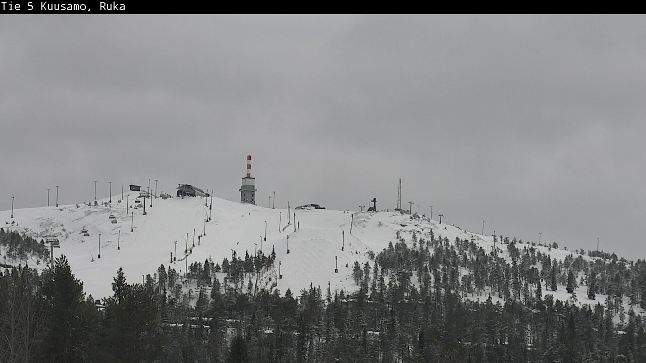 Weather Camera Image Road 5 Kuusamo, Ruka, Kuusamo, Pohjois-Pohjanmaa