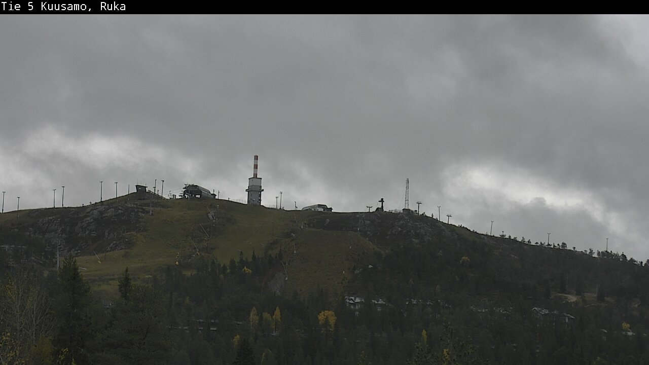 Weather Camera Image Väg 5 Kuusamo, Ruka, Kuusamo, Pohjois-Pohjanmaa
