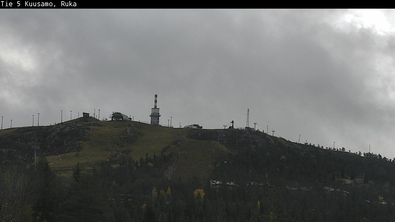 Weather Camera Image Väg 5 Kuusamo, Ruka, Kuusamo, Pohjois-Pohjanmaa