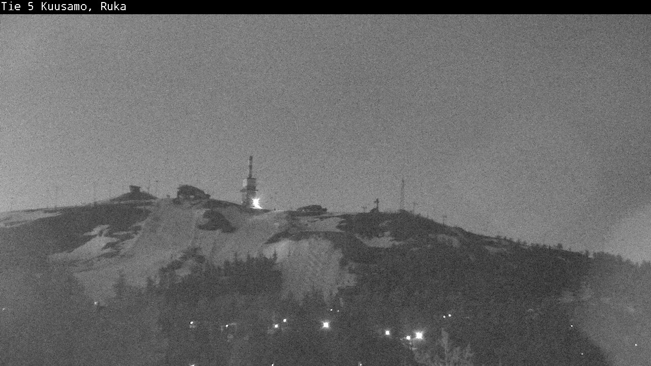 Weather Camera Image Väg 5 Kuusamo, Ruka, Kuusamo, Pohjois-Pohjanmaa