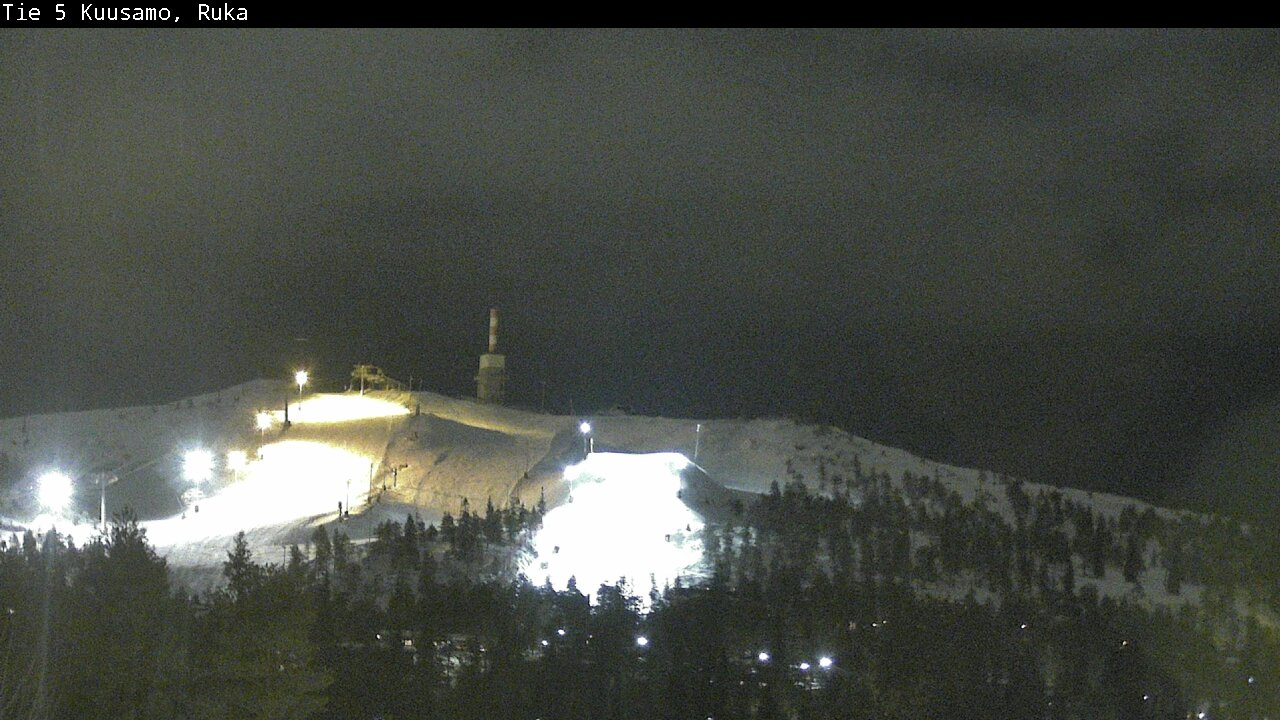 Weather Camera Image Road 5 Kuusamo, Ruka, Kuusamo, Pohjois-Pohjanmaa