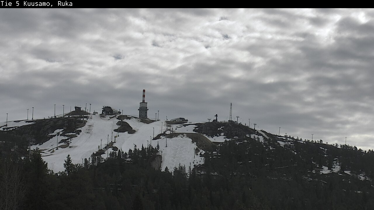 Weather Camera Image Road 5 Kuusamo, Ruka, Kuusamo, Pohjois-Pohjanmaa