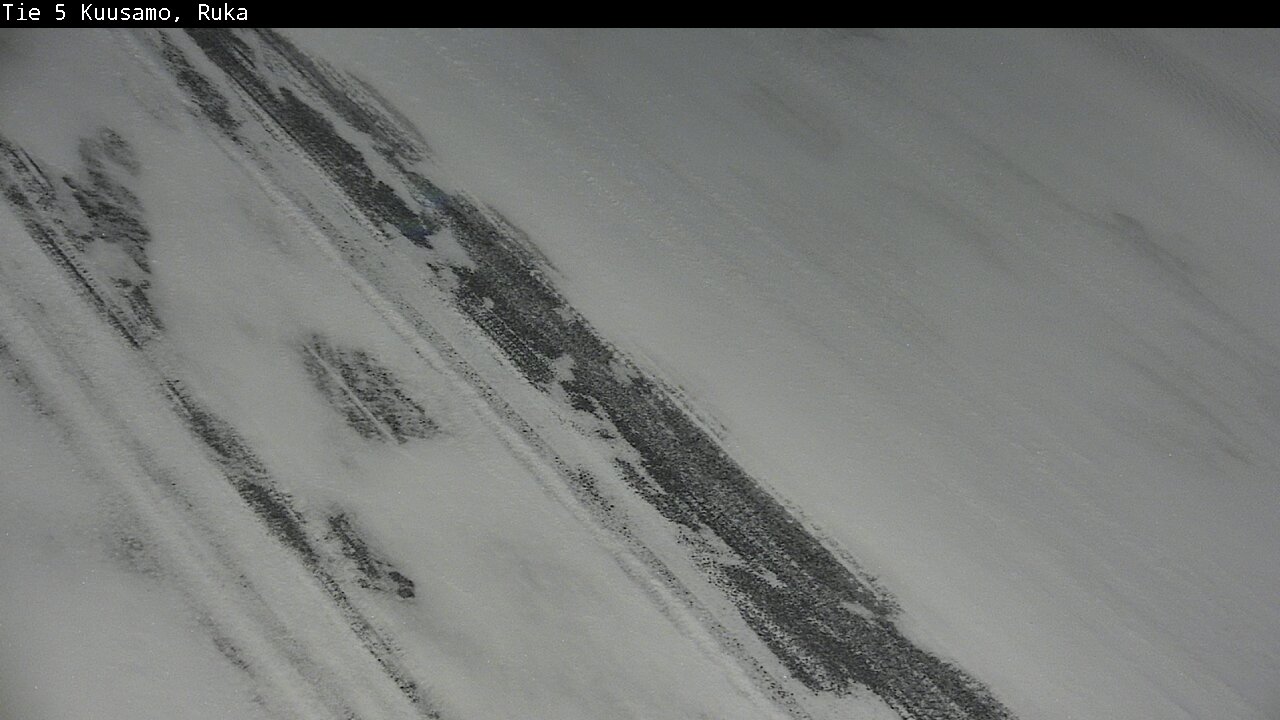 Weather Camera Image Väg 5 Kuusamo, Ruka, Kuusamo, Pohjois-Pohjanmaa