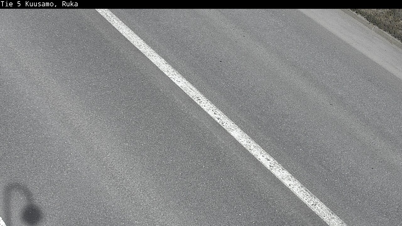 Weather Camera Image Väg 5 Kuusamo, Ruka, Kuusamo, Pohjois-Pohjanmaa