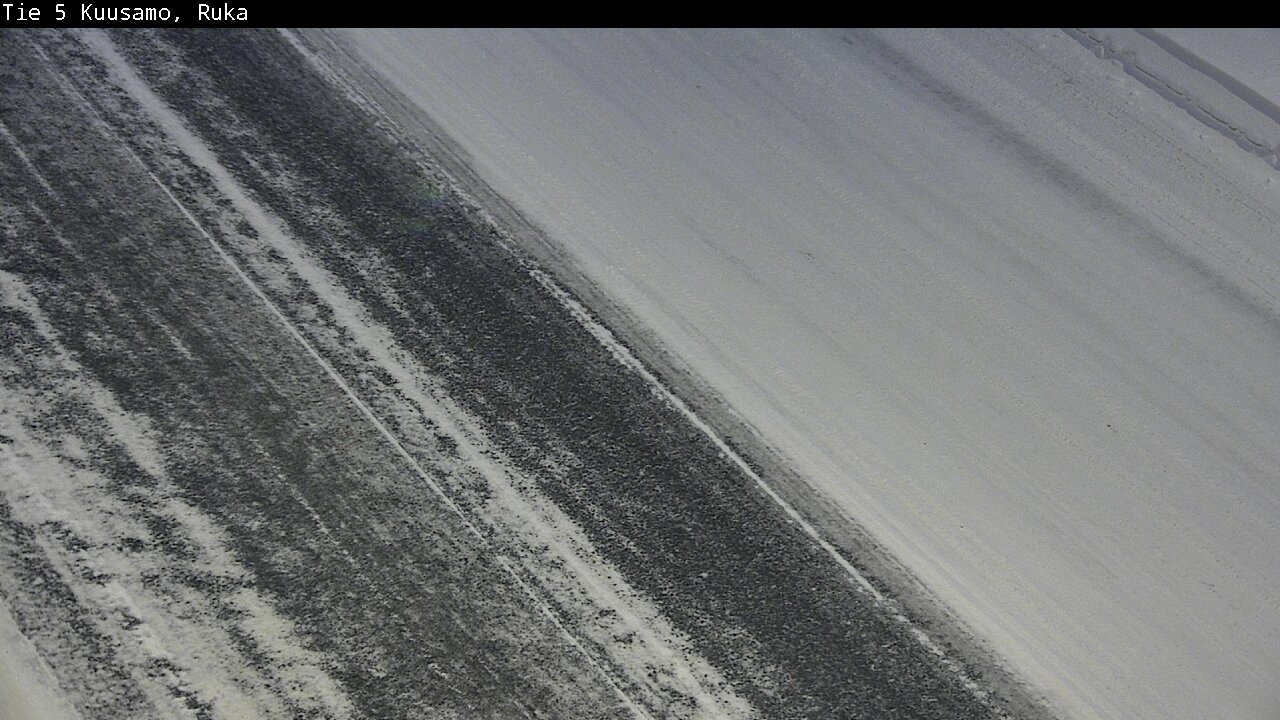 Weather Camera Image Väg 5 Kuusamo, Ruka, Kuusamo, Pohjois-Pohjanmaa
