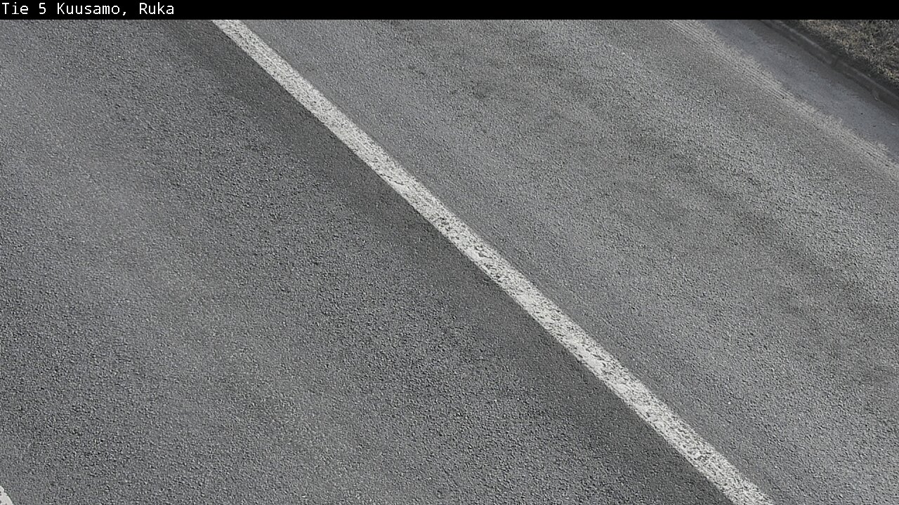 Weather Camera Image Väg 5 Kuusamo, Ruka, Kuusamo, Pohjois-Pohjanmaa