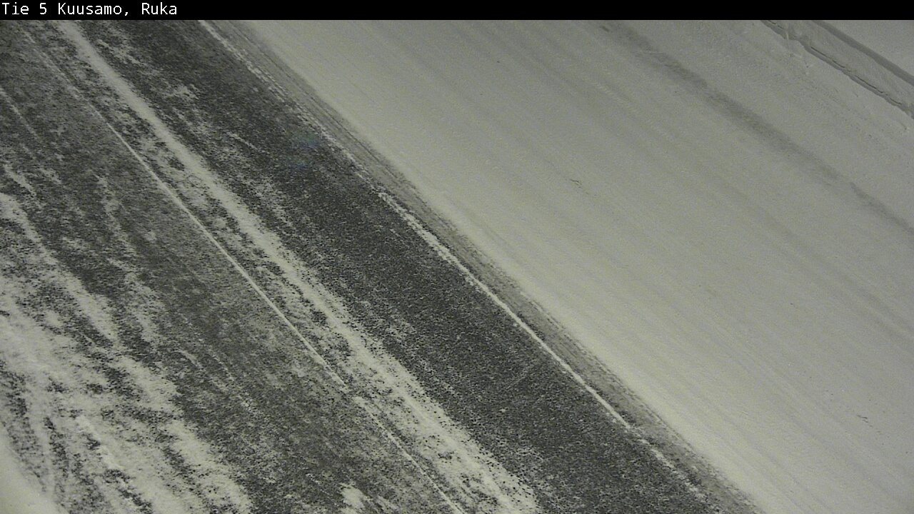 Weather Camera Image Väg 5 Kuusamo, Ruka, Kuusamo, Pohjois-Pohjanmaa