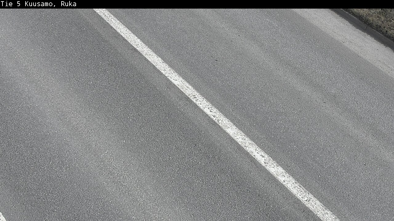 Weather Camera Image Väg 5 Kuusamo, Ruka, Kuusamo, Pohjois-Pohjanmaa