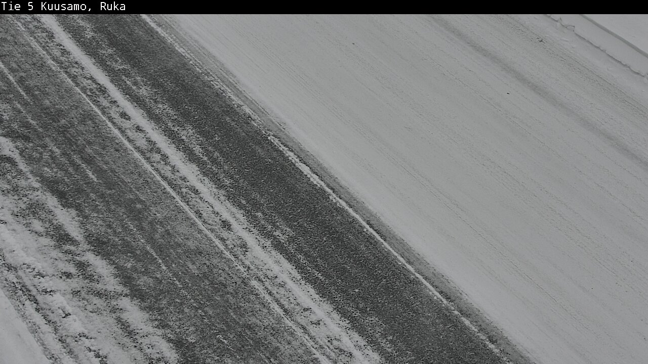 Weather Camera Image Väg 5 Kuusamo, Ruka, Kuusamo, Pohjois-Pohjanmaa