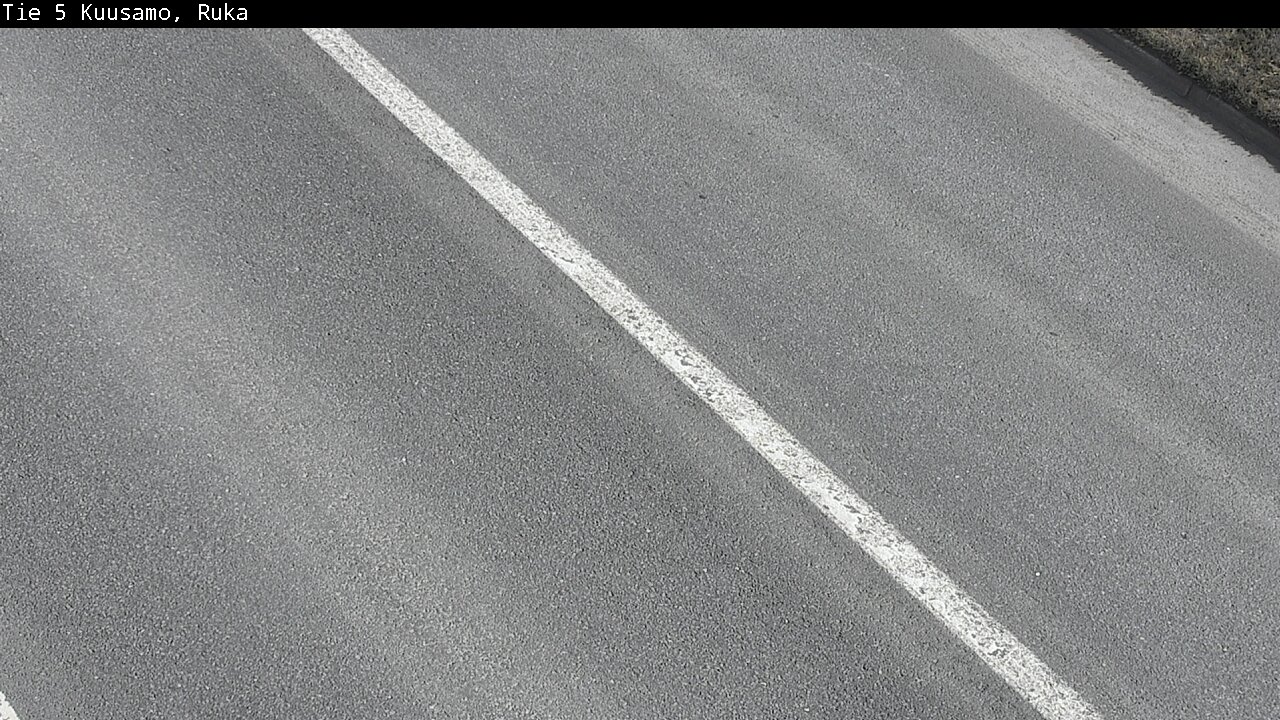 Weather Camera Image Väg 5 Kuusamo, Ruka, Kuusamo, Pohjois-Pohjanmaa