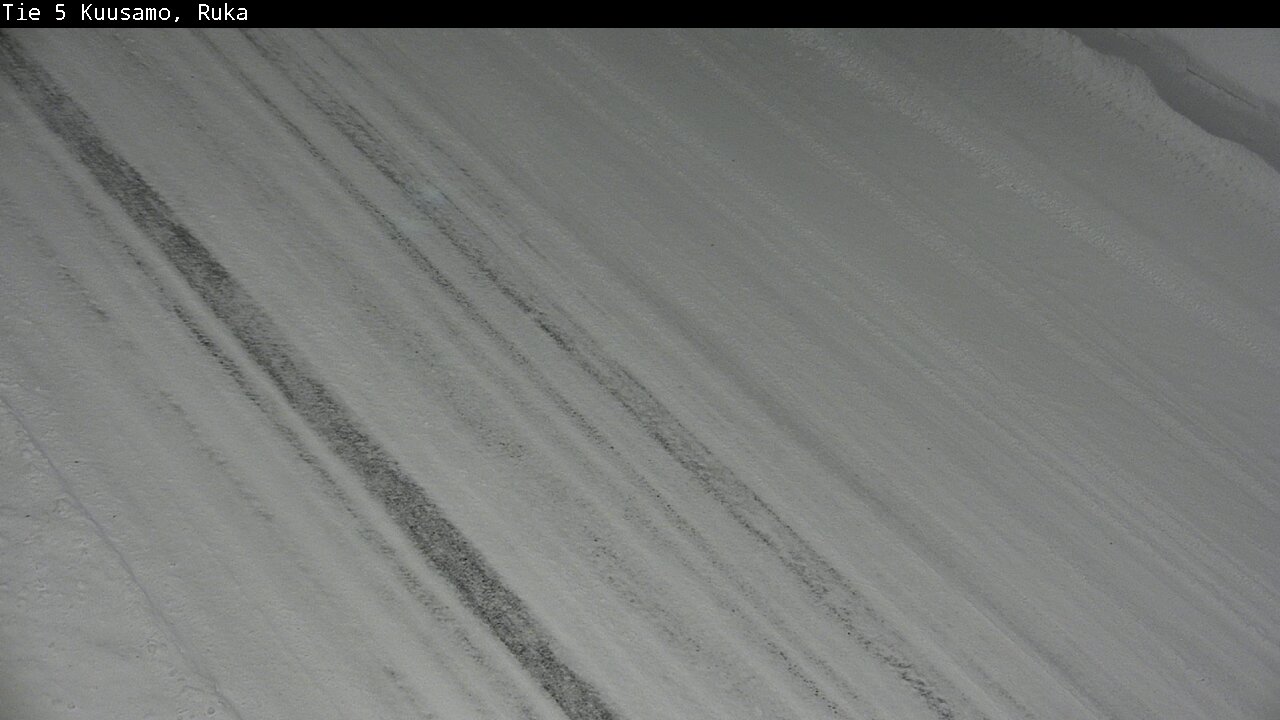 Weather Camera Image Väg 5 Kuusamo, Ruka, Kuusamo, Pohjois-Pohjanmaa