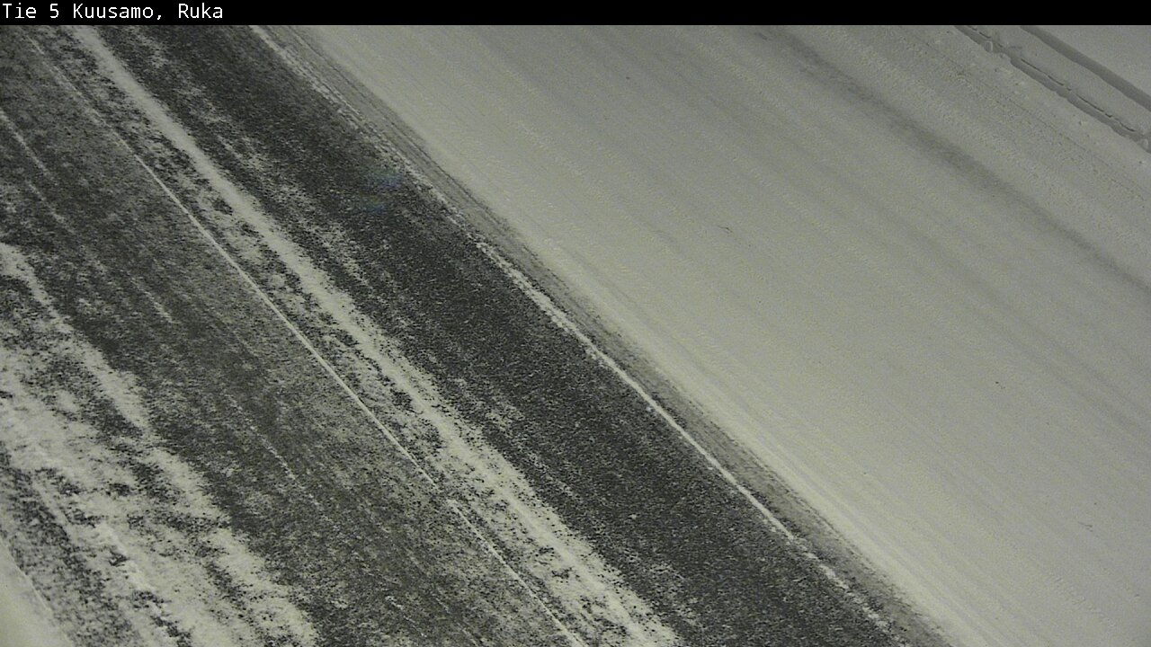 Weather Camera Image Väg 5 Kuusamo, Ruka, Kuusamo, Pohjois-Pohjanmaa