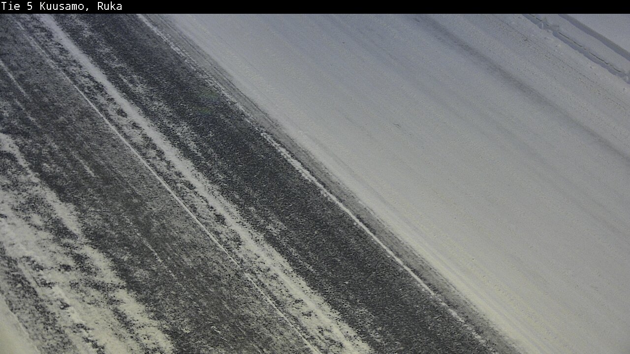 Weather Camera Image Väg 5 Kuusamo, Ruka, Kuusamo, Pohjois-Pohjanmaa