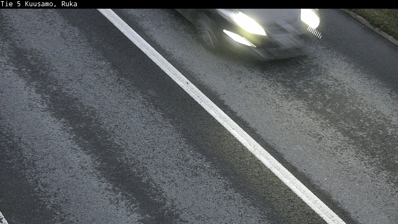 Weather Camera Image Väg 5 Kuusamo, Ruka, Kuusamo, Pohjois-Pohjanmaa