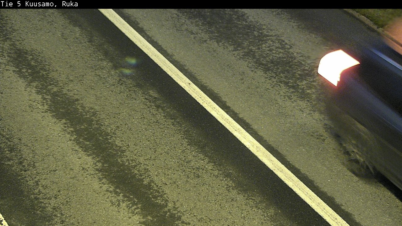 Weather Camera Image Väg 5 Kuusamo, Ruka, Kuusamo, Pohjois-Pohjanmaa