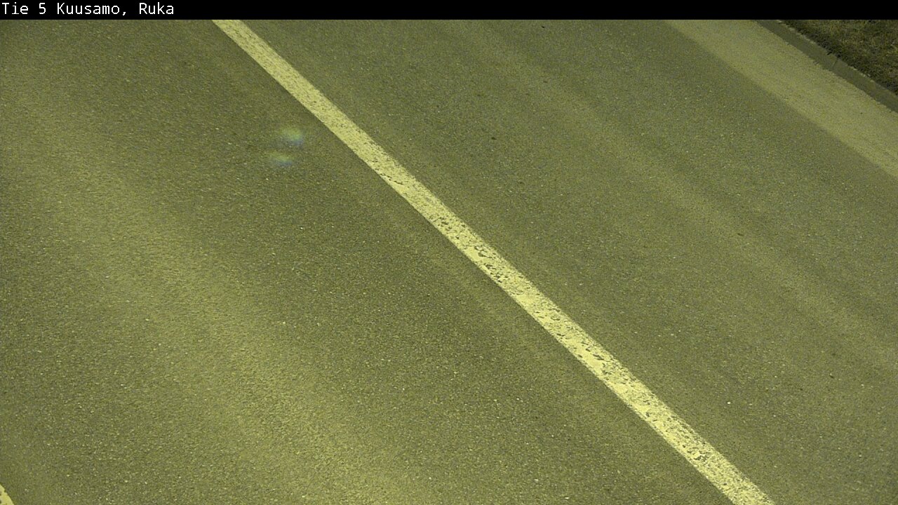Weather Camera Image Väg 5 Kuusamo, Ruka, Kuusamo, Pohjois-Pohjanmaa