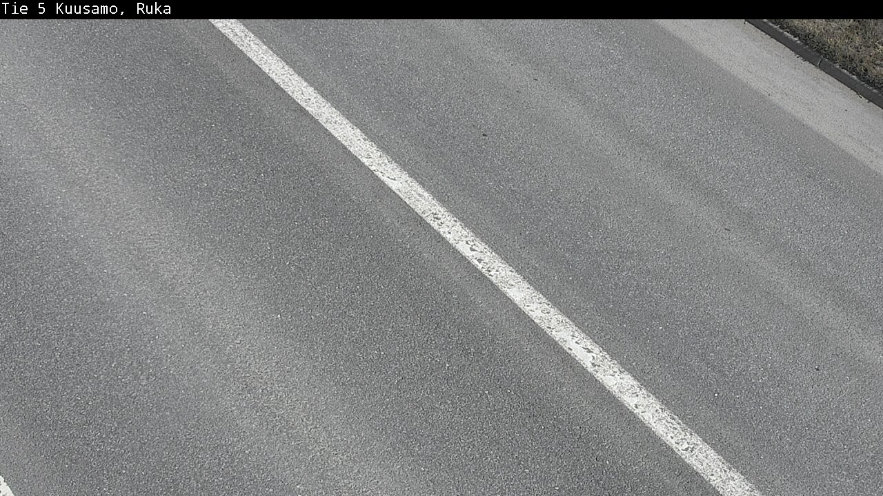 Weather Camera Image Väg 5 Kuusamo, Ruka, Kuusamo, Pohjois-Pohjanmaa