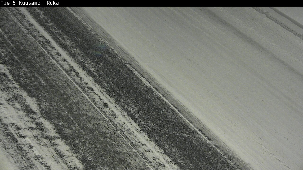 Weather Camera Image Väg 5 Kuusamo, Ruka, Kuusamo, Pohjois-Pohjanmaa