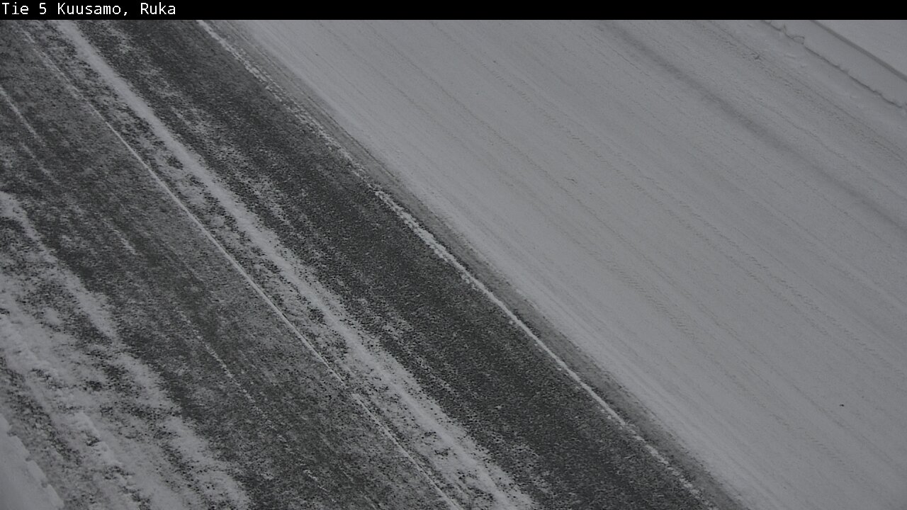 Weather Camera Image Väg 5 Kuusamo, Ruka, Kuusamo, Pohjois-Pohjanmaa