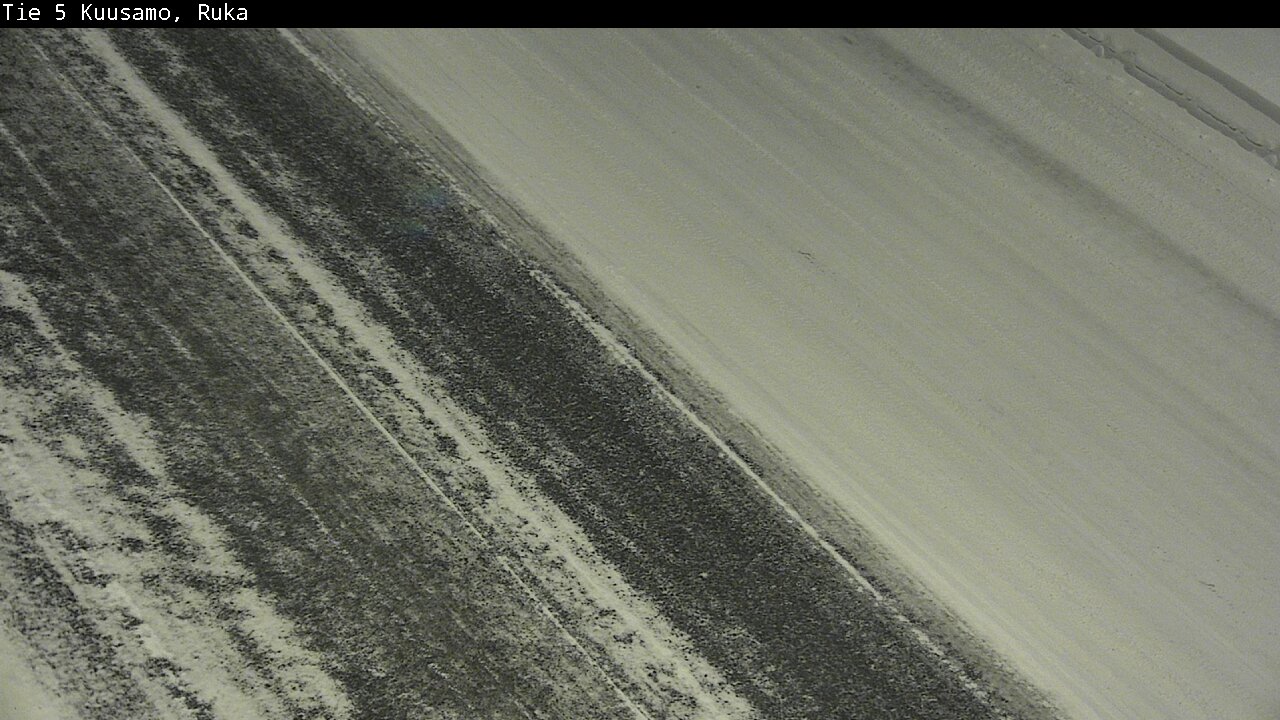 Weather Camera Image Väg 5 Kuusamo, Ruka, Kuusamo, Pohjois-Pohjanmaa
