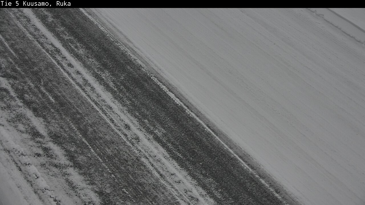 Weather Camera Image Väg 5 Kuusamo, Ruka, Kuusamo, Pohjois-Pohjanmaa