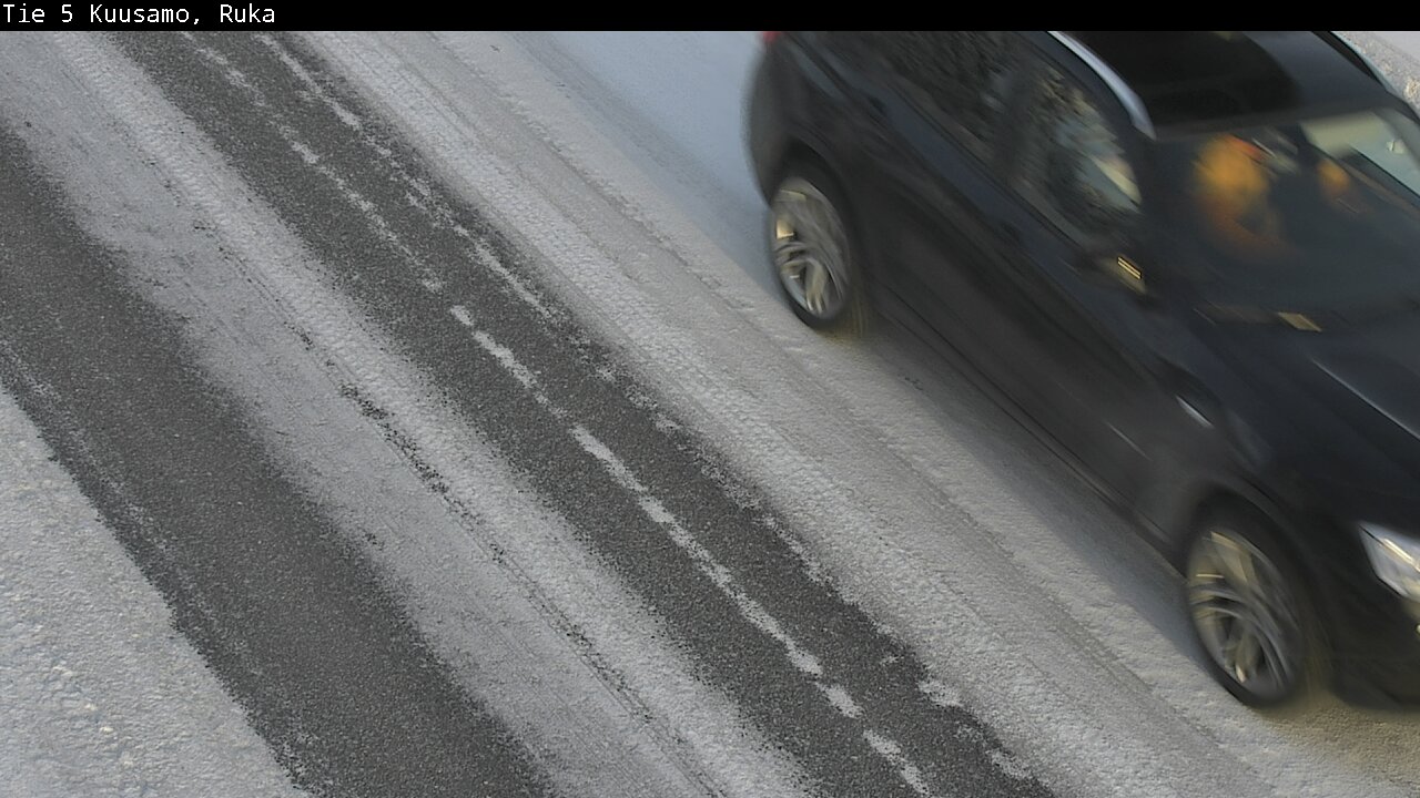 Weather Camera Image Väg 5 Kuusamo, Ruka, Kuusamo, Pohjois-Pohjanmaa