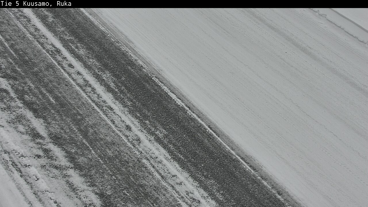 Weather Camera Image Väg 5 Kuusamo, Ruka, Kuusamo, Pohjois-Pohjanmaa