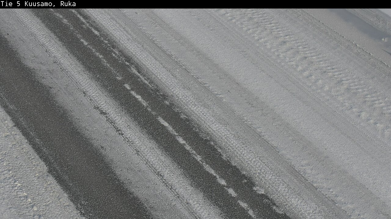 Weather Camera Image Väg 5 Kuusamo, Ruka, Kuusamo, Pohjois-Pohjanmaa