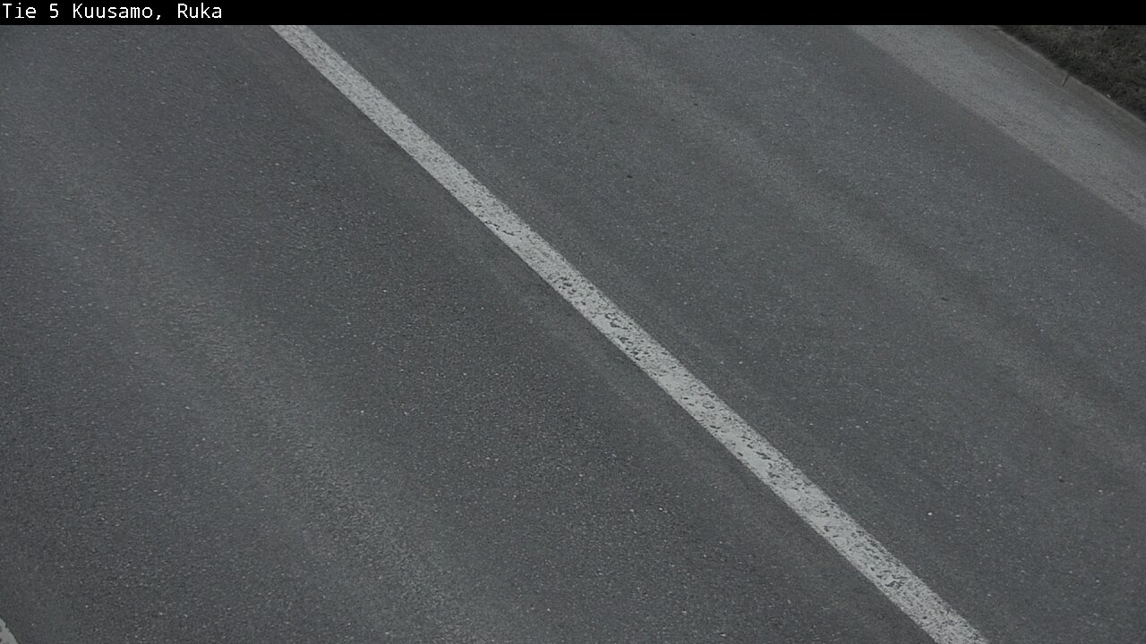 Weather Camera Image Väg 5 Kuusamo, Ruka, Kuusamo, Pohjois-Pohjanmaa
