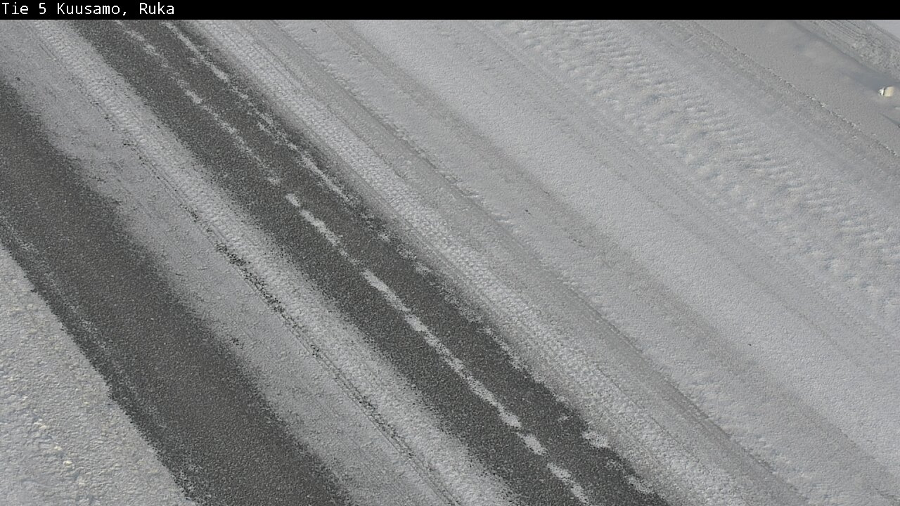 Weather Camera Image Väg 5 Kuusamo, Ruka, Kuusamo, Pohjois-Pohjanmaa