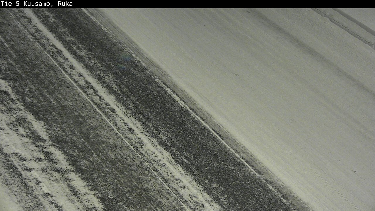 Weather Camera Image Väg 5 Kuusamo, Ruka, Kuusamo, Pohjois-Pohjanmaa