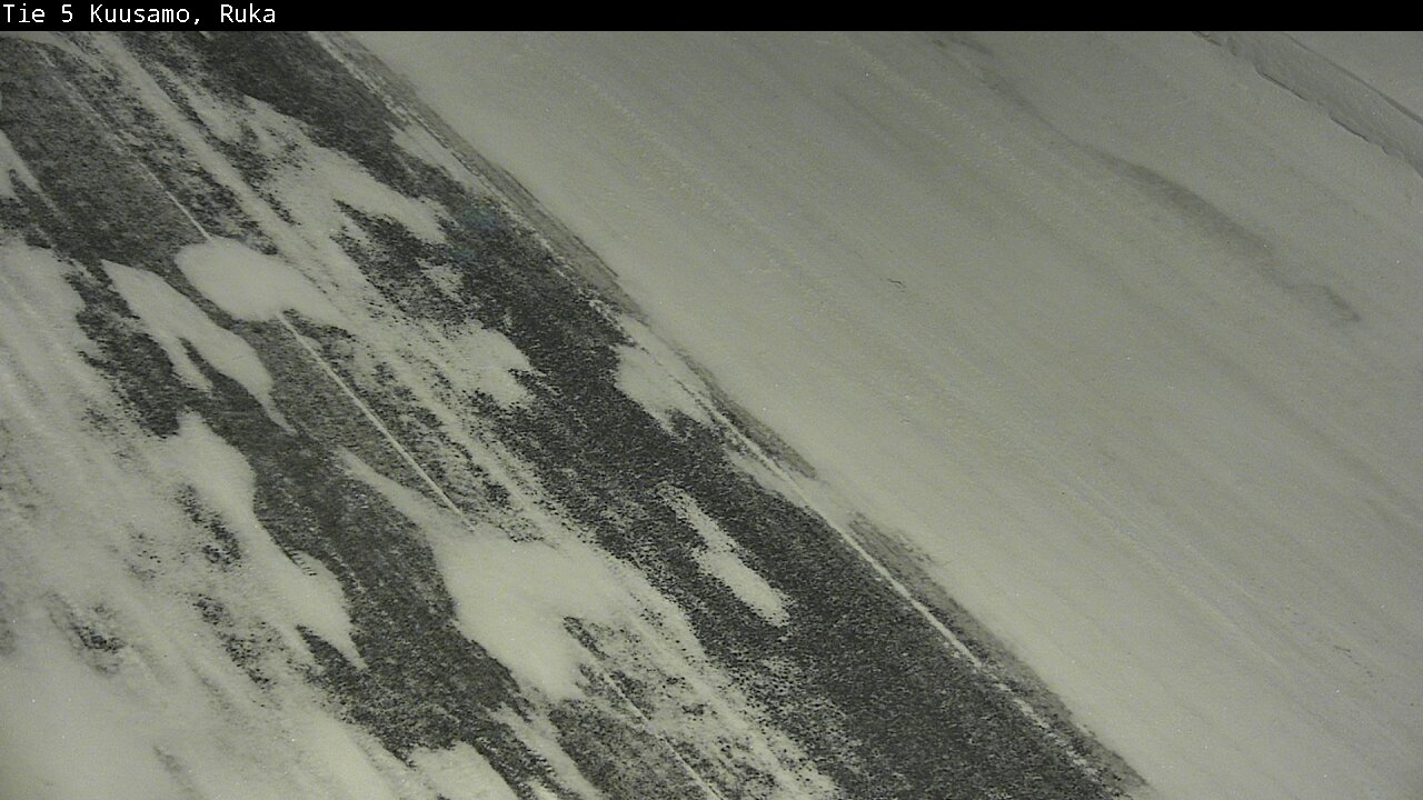 Weather Camera Image Väg 5 Kuusamo, Ruka, Kuusamo, Pohjois-Pohjanmaa