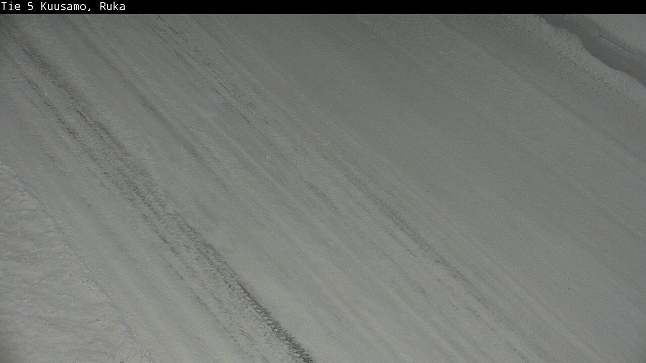 Weather Camera Image Väg 5 Kuusamo, Ruka, Kuusamo, Pohjois-Pohjanmaa