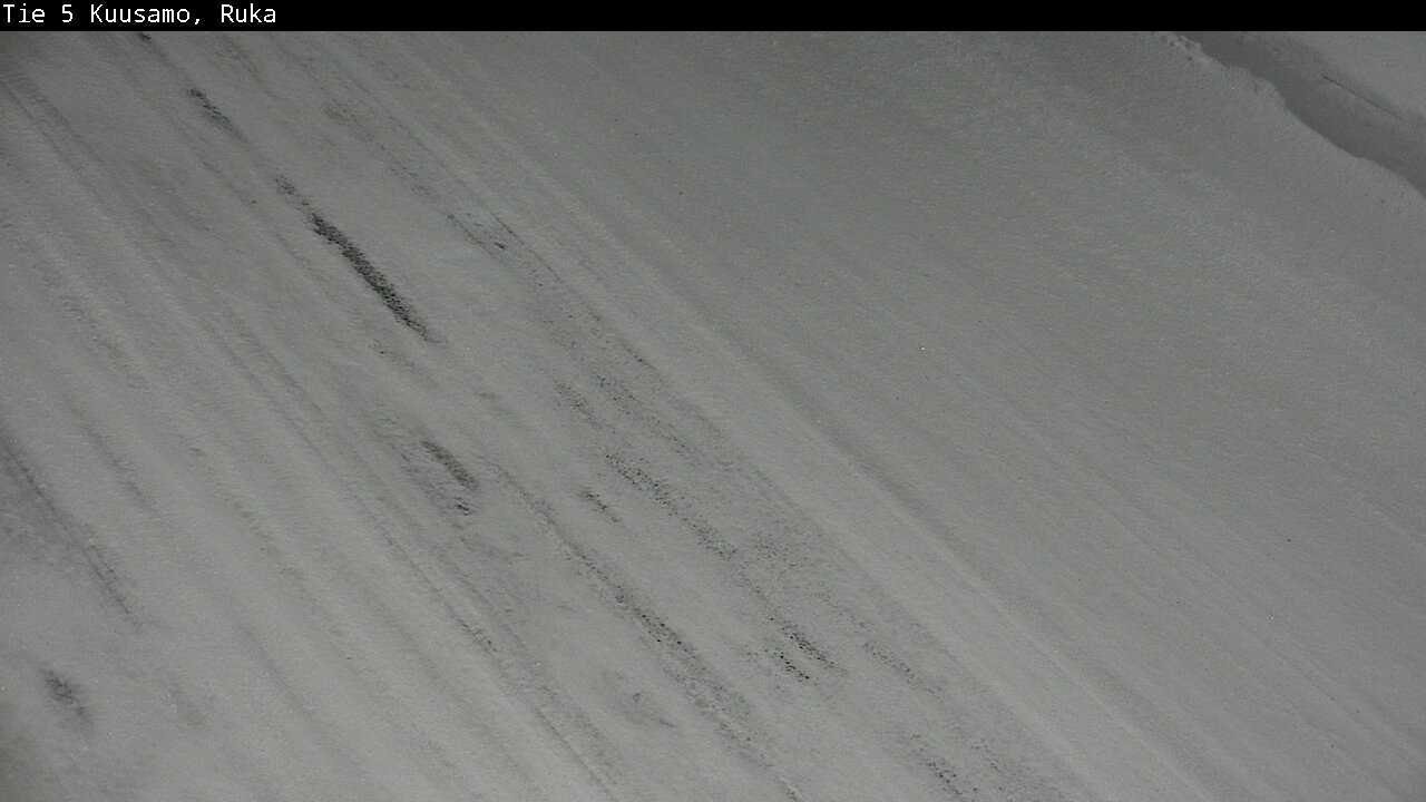 Weather Camera Image Väg 5 Kuusamo, Ruka, Kuusamo, Pohjois-Pohjanmaa