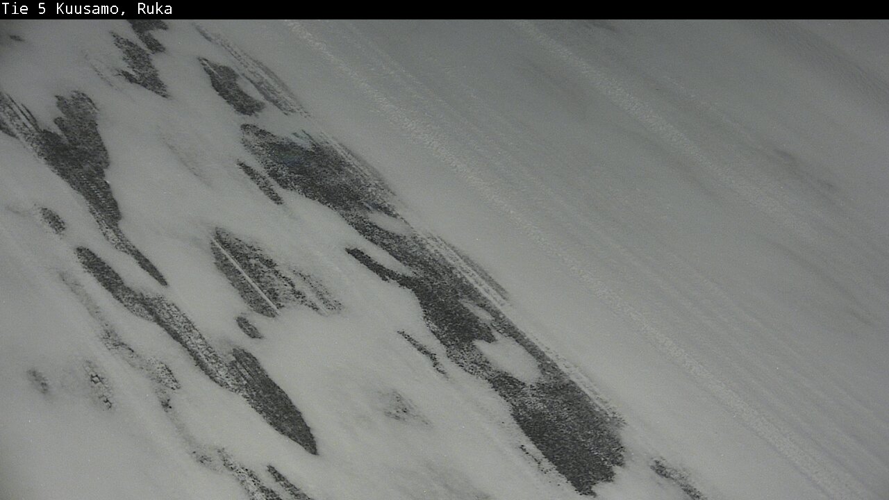 Weather Camera Image Väg 5 Kuusamo, Ruka, Kuusamo, Pohjois-Pohjanmaa