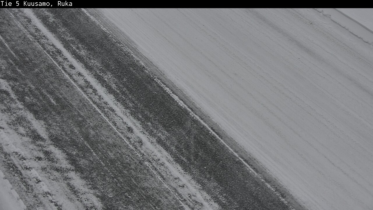 Weather Camera Image Väg 5 Kuusamo, Ruka, Kuusamo, Pohjois-Pohjanmaa
