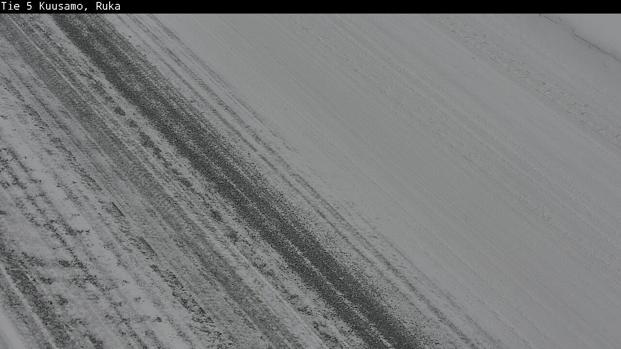 Weather Camera Image Väg 5 Kuusamo, Ruka, Kuusamo, Pohjois-Pohjanmaa