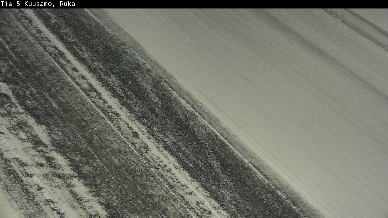Weather Camera Image Väg 5 Kuusamo, Ruka, Kuusamo, Pohjois-Pohjanmaa