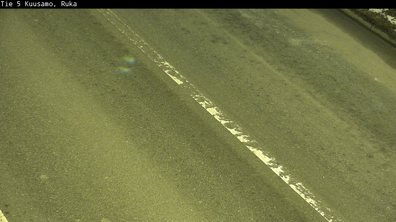 Weather Camera Image Väg 5 Kuusamo, Ruka, Kuusamo, Pohjois-Pohjanmaa