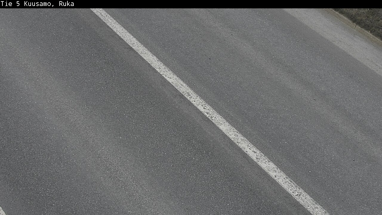 Weather Camera Image Väg 5 Kuusamo, Ruka, Kuusamo, Pohjois-Pohjanmaa