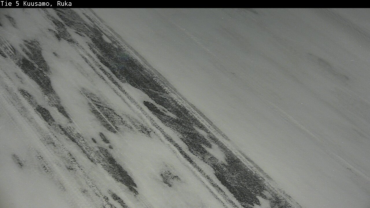 Weather Camera Image Väg 5 Kuusamo, Ruka, Kuusamo, Pohjois-Pohjanmaa