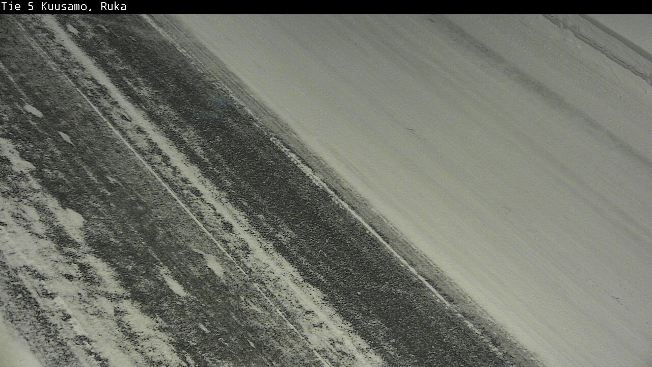 Weather Camera Image Väg 5 Kuusamo, Ruka, Kuusamo, Pohjois-Pohjanmaa