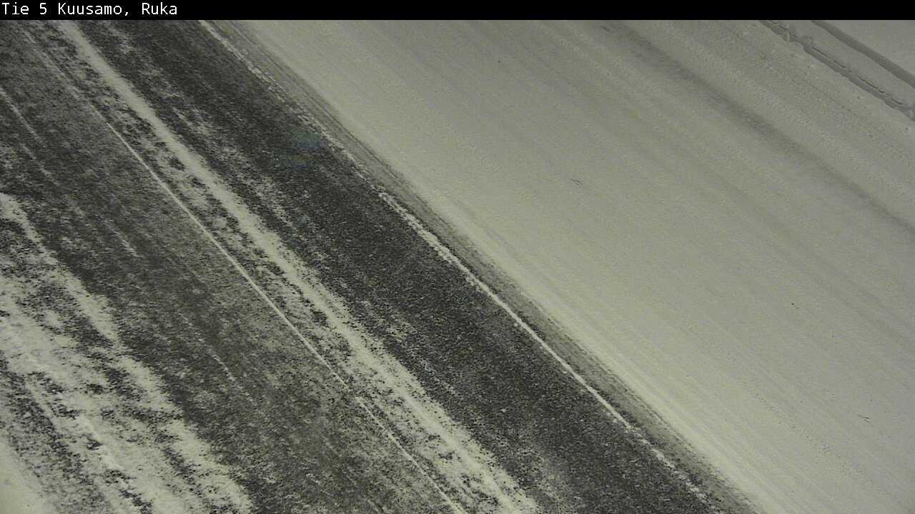 Weather Camera Image Väg 5 Kuusamo, Ruka, Kuusamo, Pohjois-Pohjanmaa