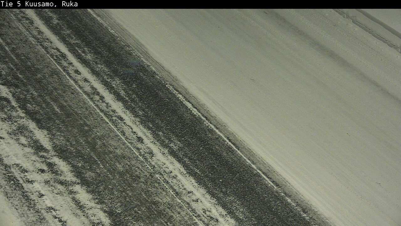 Weather Camera Image Väg 5 Kuusamo, Ruka, Kuusamo, Pohjois-Pohjanmaa
