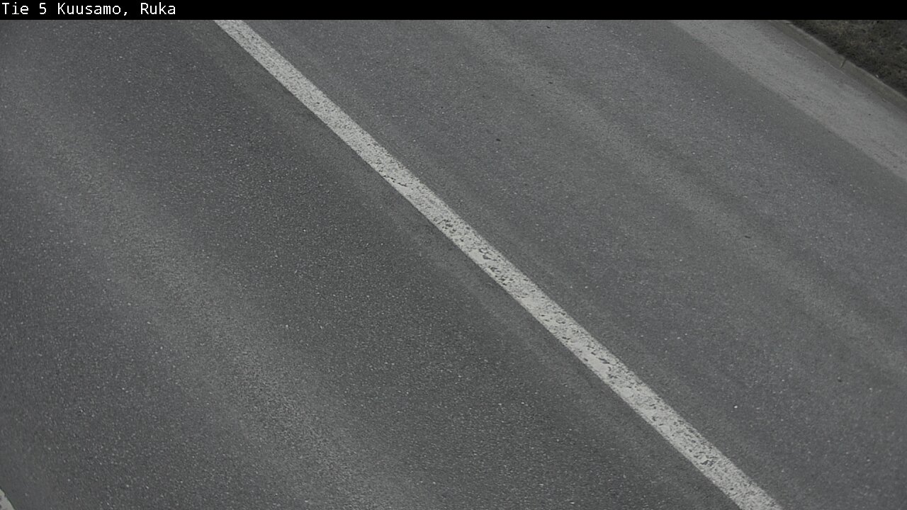 Weather Camera Image Väg 5 Kuusamo, Ruka, Kuusamo, Pohjois-Pohjanmaa